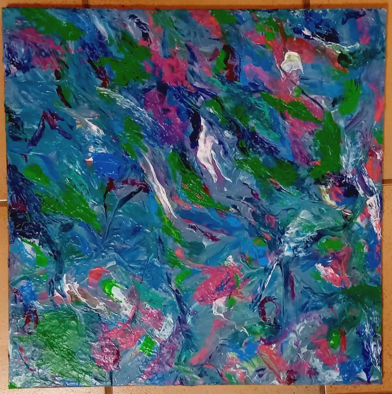 Bild mit Acryl-Farbe, 59×59cm in Frauenfeld - Bild 1