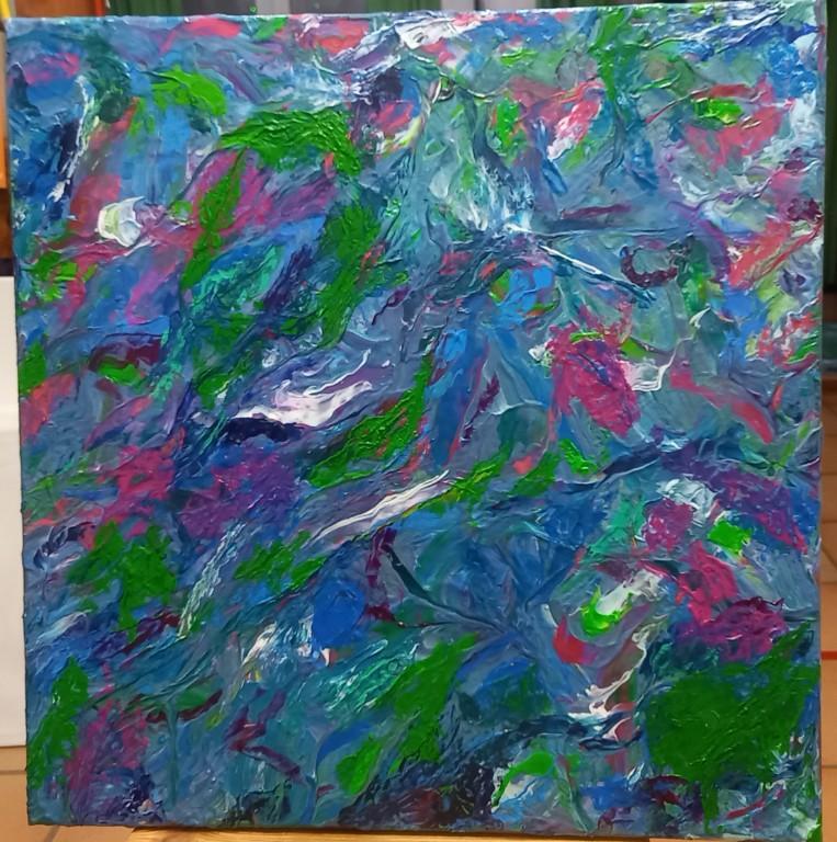 Bild mit Acryl-Farbe, 59×59cm in Frauenfeld - Bild 2