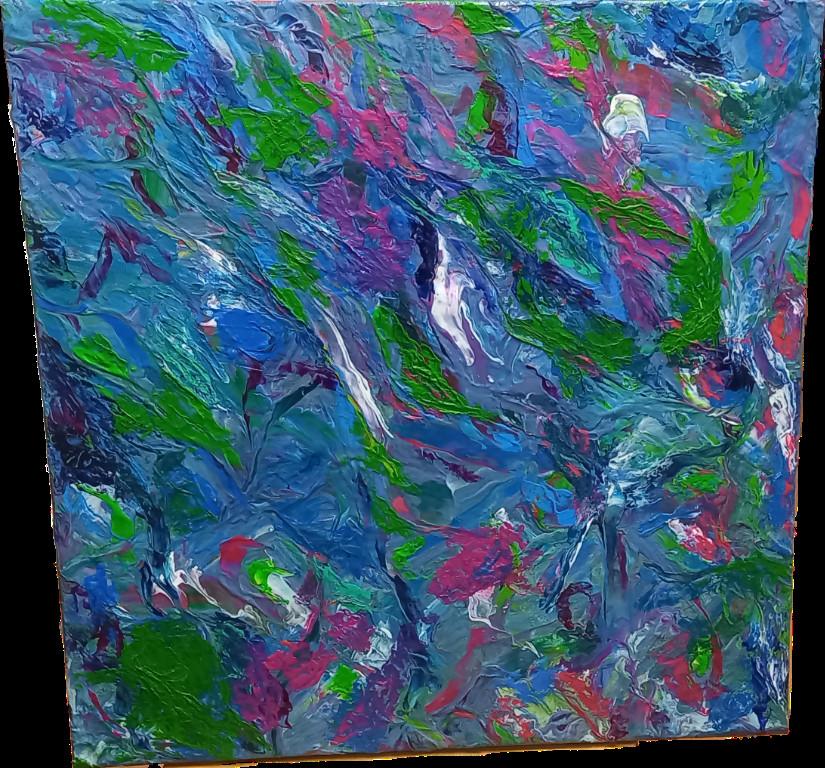 Bild mit Acryl-Farbe, 59×59cm in Frauenfeld - Bild 4