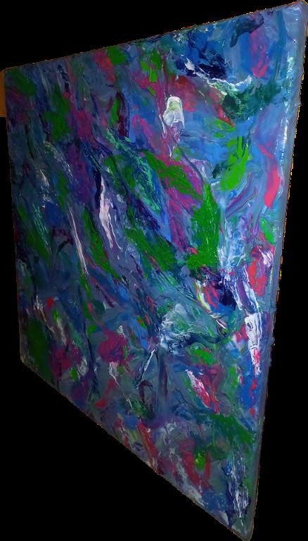 Bild mit Acryl-Farbe, 59×59cm in Frauenfeld - Bild 5