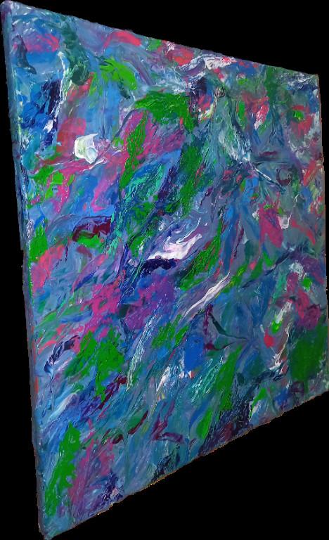 Bild mit Acryl-Farbe, 59×59cm in Frauenfeld - Bild 6