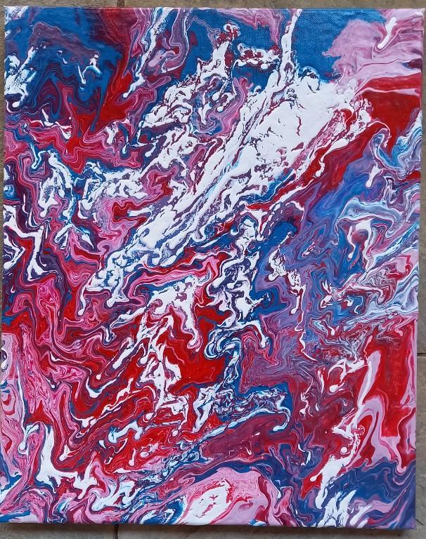 Acryl-Bild, 41×50cm in Frauenfeld - Bild 4
