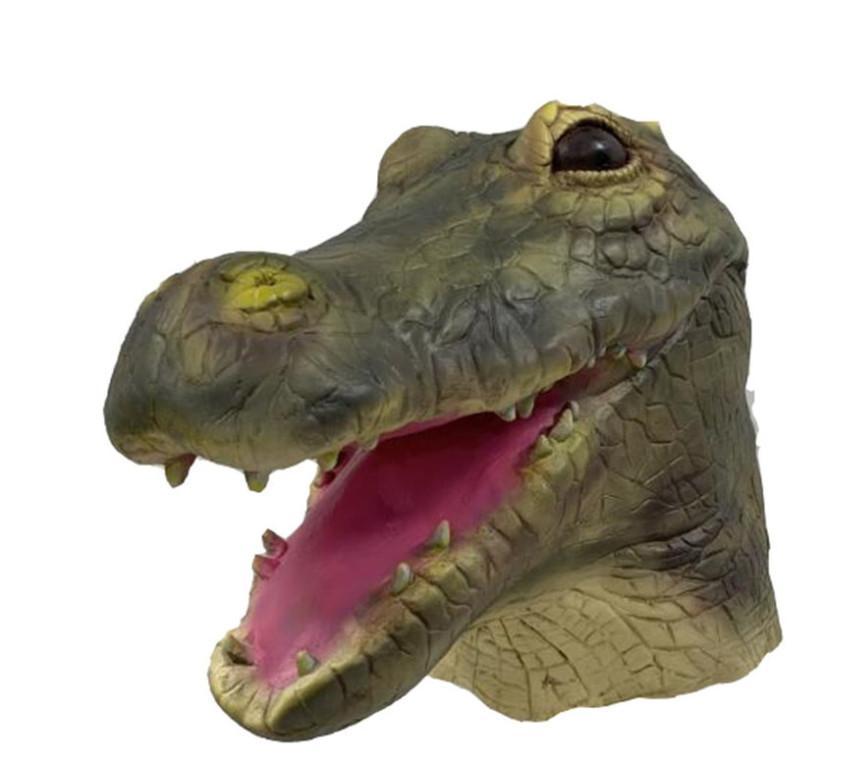 Krokodil Alligator Maske Kostüm Halloween Tier Latex Fasnacht in Brig - Bild 1