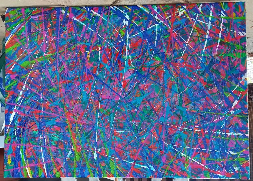 Neues Bild mit Acryl, 51×71cm in Frauenfeld - Bild 2