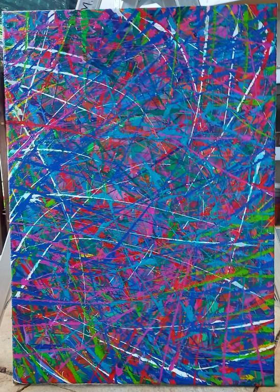 Neues Bild mit Acryl, 51×71cm in Frauenfeld - Bild 3