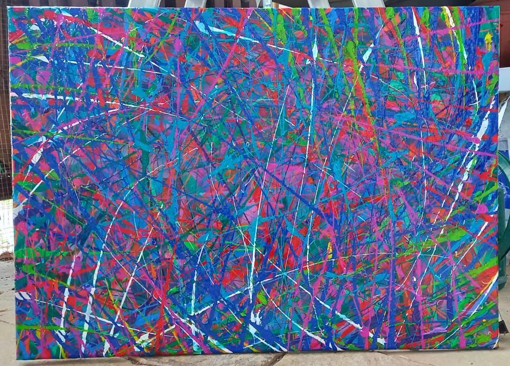 Neues Bild mit Acryl, 51×71cm in Frauenfeld - Bild 4