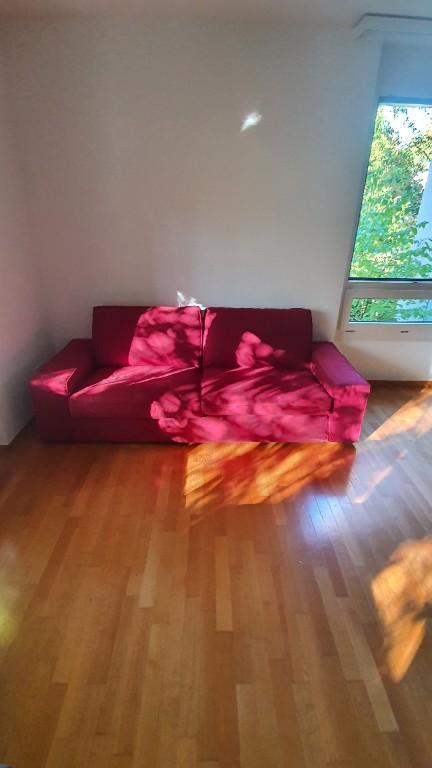Rotes Sofa aus Stoff in 8032 ZH zum Verkauf in Urdorf - Bild 2