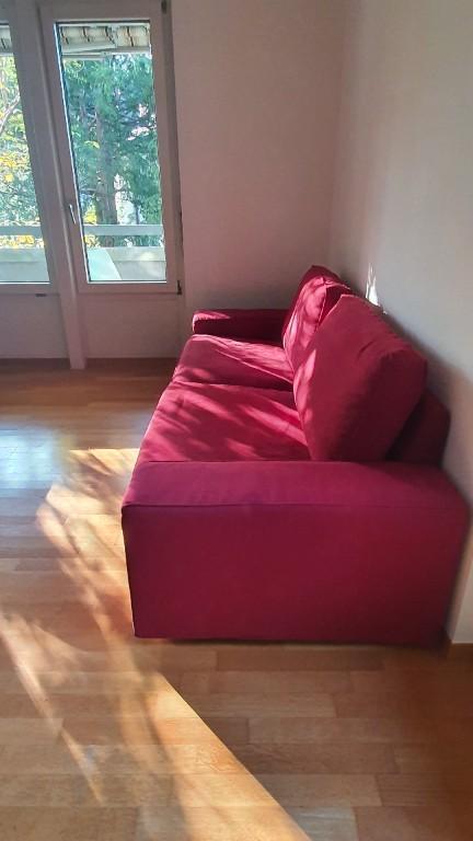 Rotes Sofa aus Stoff in 8032 ZH zum Verkauf in Urdorf - Bild 5