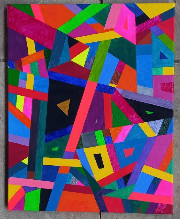 Neues Bild Piece of Gold , 40x50cm, Acryl auf Leinwand in Frauenfeld - Bild 2