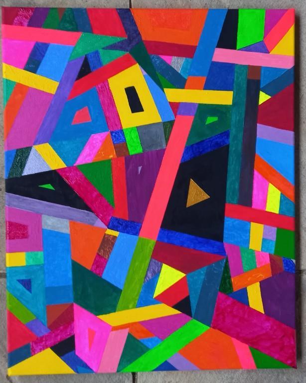 Neues Bild Piece of Gold , 40x50cm, Acryl auf Leinwand in Frauenfeld - Bild 3