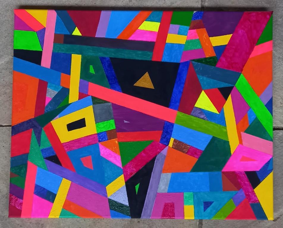 Neues Bild Piece of Gold , 40x50cm, Acryl auf Leinwand in Frauenfeld - Bild 4