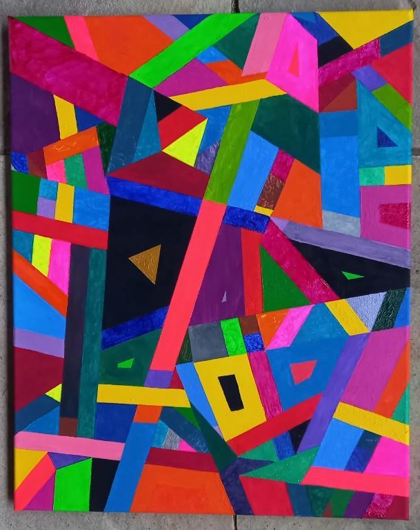 Neues Bild Piece of Gold , 40x50cm, Acryl auf Leinwand in Frauenfeld - Bild 5