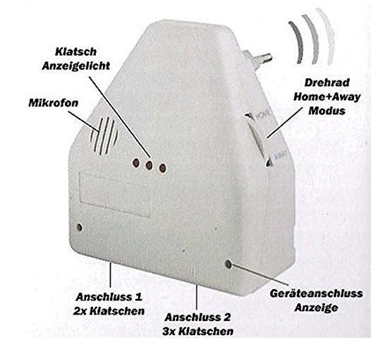 Klatsch Schalter Klatschschalter Akkustikschalter Steckdose TV in Brig - Bild 3