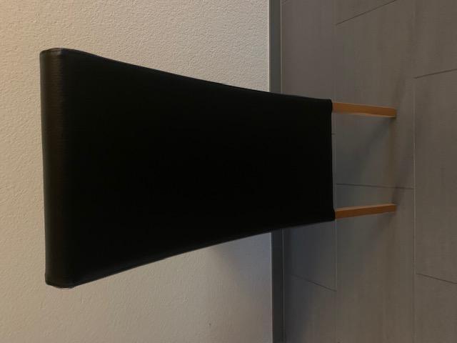 Stühle 6 Stk - Buche/Kunstleder schwarz in Buchs - Bild 3