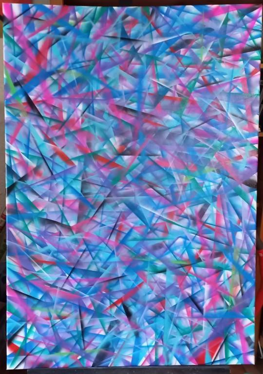 Bild Nr.12 , Acryl, 70x100cm ab sofort zum Verkauf in Frauenfeld - Bild 1