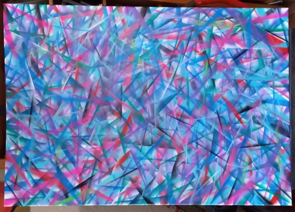 Bild Nr.12 , Acryl, 70x100cm ab sofort zum Verkauf in Frauenfeld - Bild 2