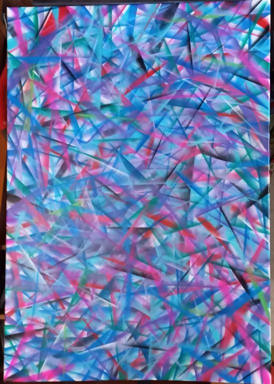 Bild Nr.12 , Acryl, 70x100cm ab sofort zum Verkauf in Frauenfeld - Bild 3