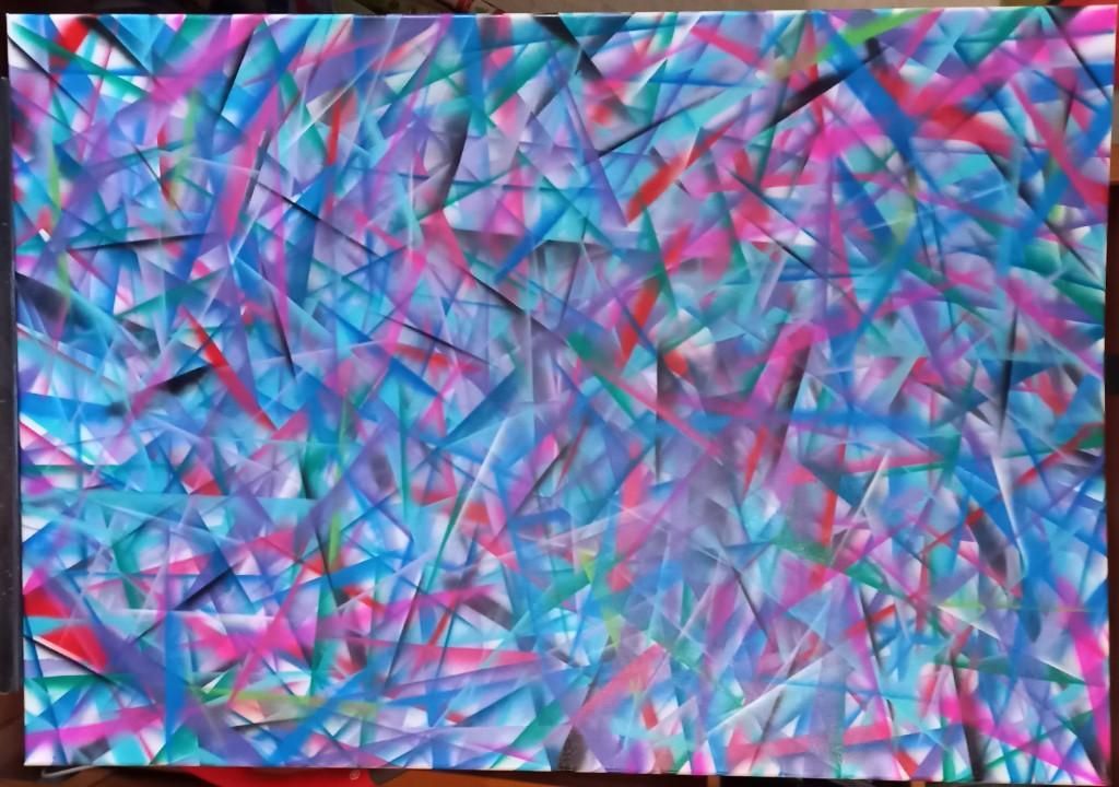Bild Nr.12 , Acryl, 70x100cm ab sofort zum Verkauf in Frauenfeld - Bild 4