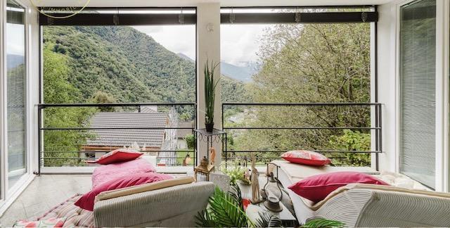 Idyllische, futuristische Villa, viel Ruhe und Sonnenschein mit in Bellinzona - Bild 7