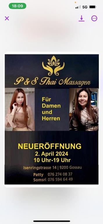 P&S Thai Massage Gossau SG in Flawil - Bild 2