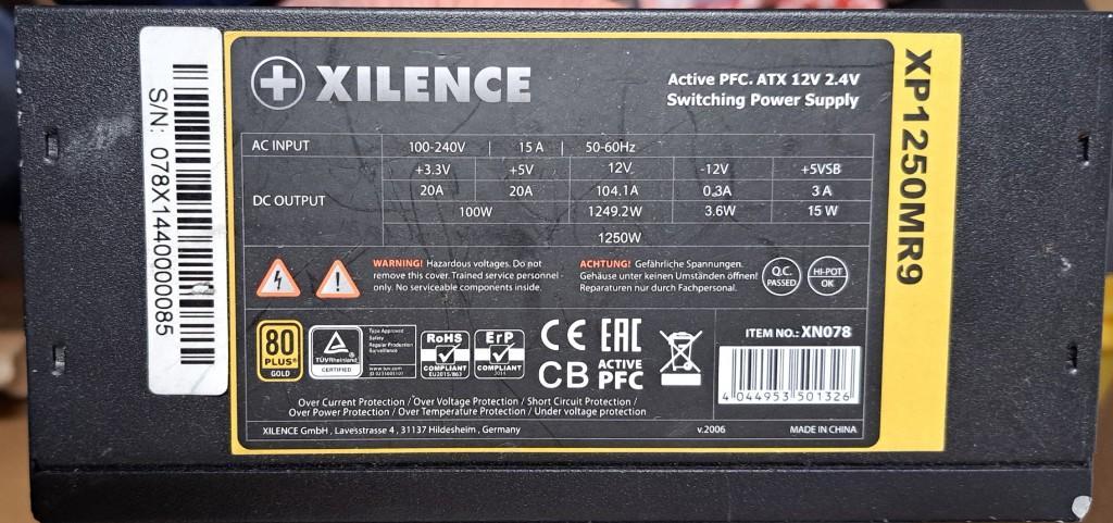 PC Netzteil XILENCE Performance X, 1250 Watt in Bremgarten - Bild 2