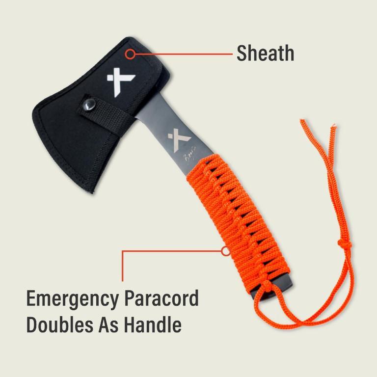 Bear Grylls Paracord Survival Axt Beil Hatchet Scheide Camping in Brig - Bild 2