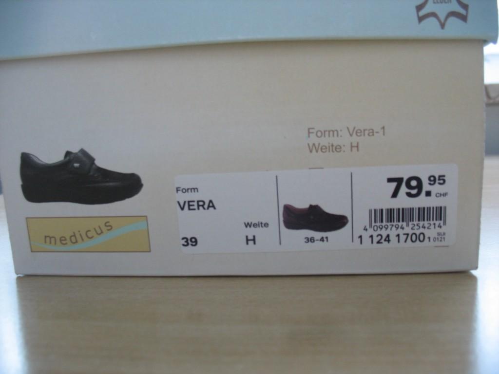Schwarze Damenschuhe Gr39 Medicus in Aesch - Bild 4