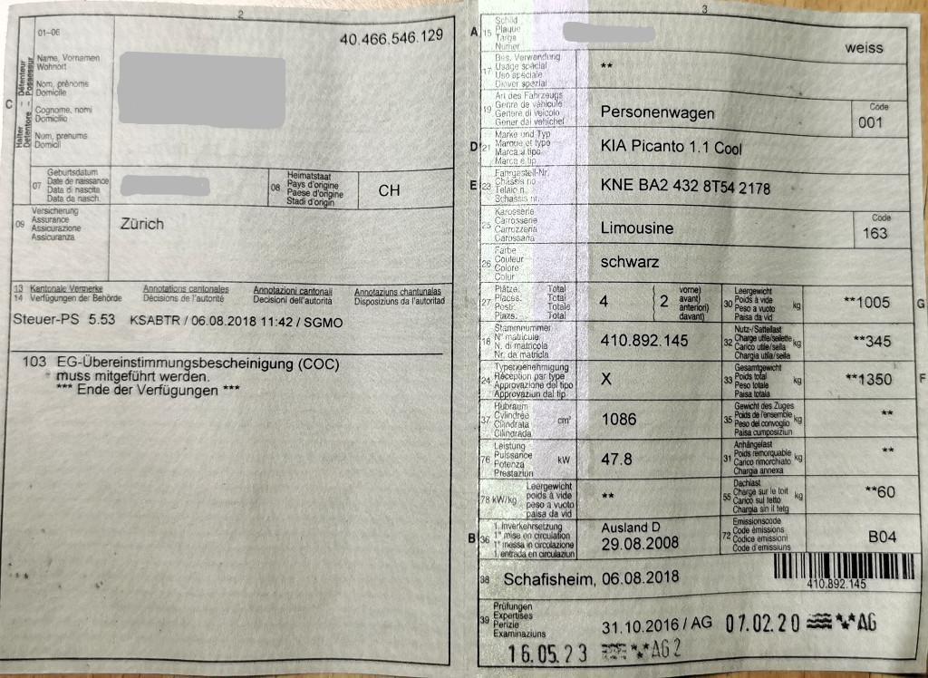 Verkaufe gepflegten Kia Picanto 1.1 Cool, BJ 2008 in Dietikon - Bild 8