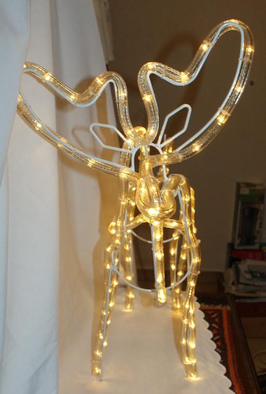 3 Led Outdoor Weihnachtsutensilien Rentier Schlitten für Outdoor in Urdorf - Bild 2