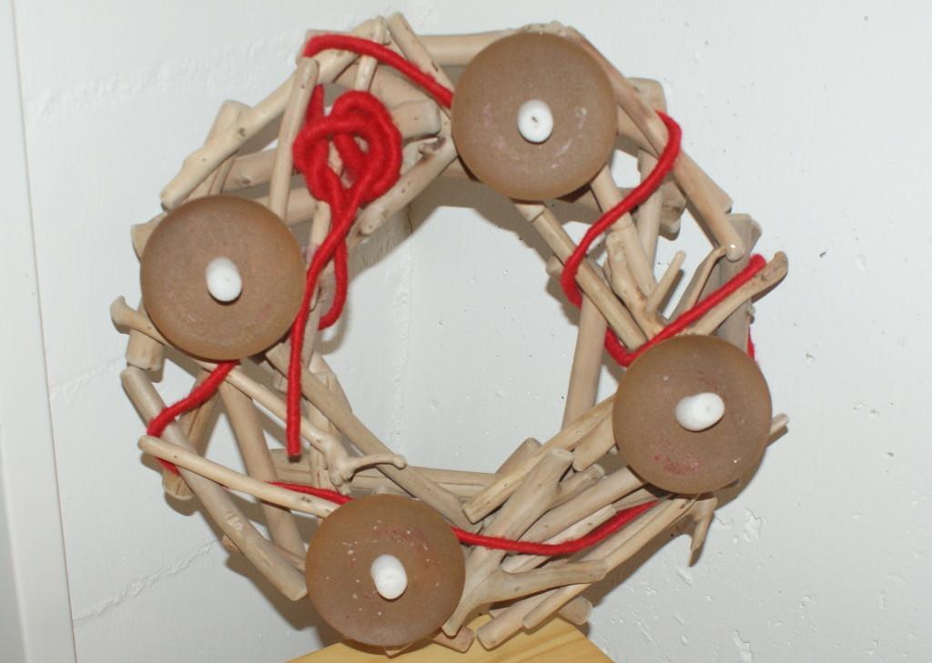 Adventzkranz für Kerzen in Urdorf - Bild 1
