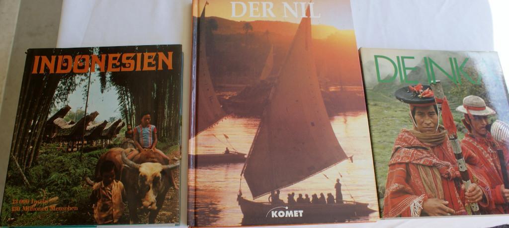 3 Bücher über Inka,Indonesien in Bremgarten - Bild 1