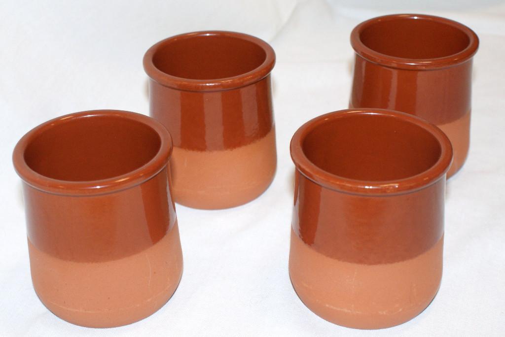 4 Braune Becher in Urdorf - Bild 2