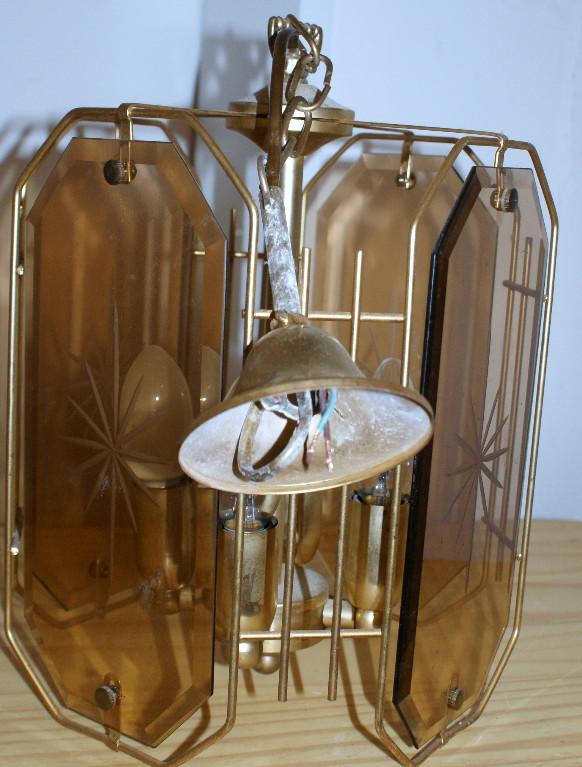 8 eckige Deckenlampe B 24 T 24 H 34cm in Urdorf - Bild 2