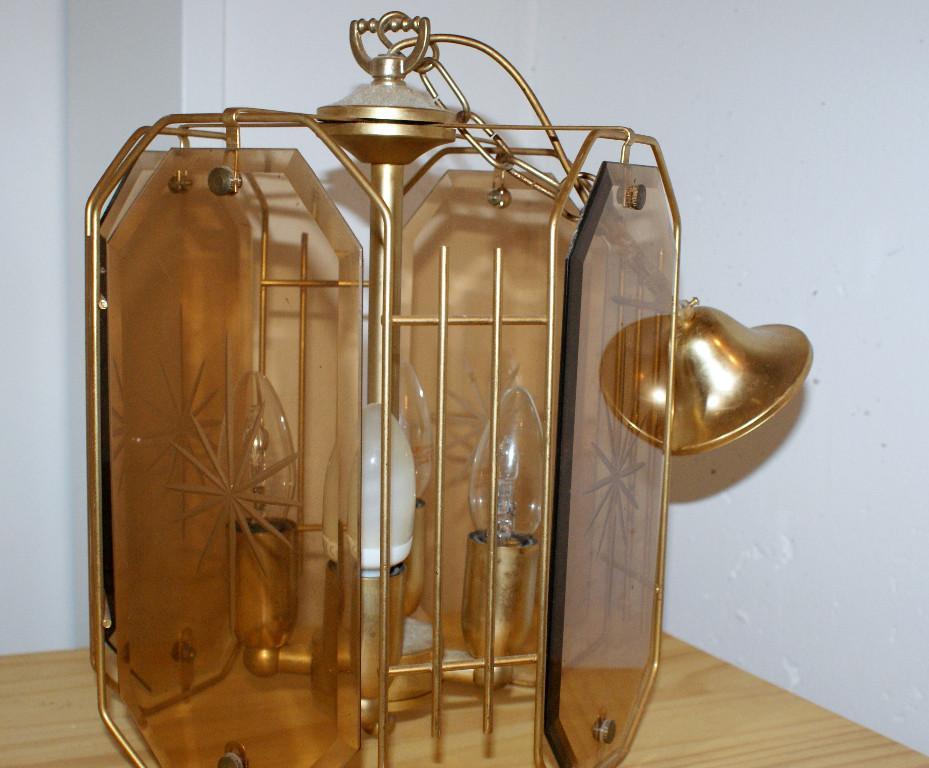 8 eckige Deckenlampe B 24 T 24 H 34cm in Urdorf - Bild 1
