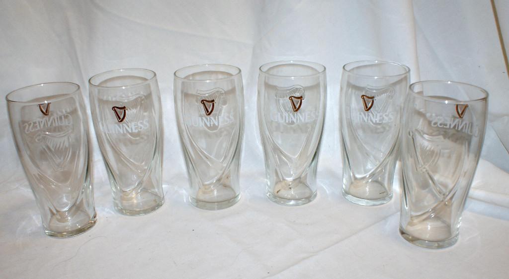 6 Guiness Pintgläser 0,5 ltr in Urdorf - Bild 1