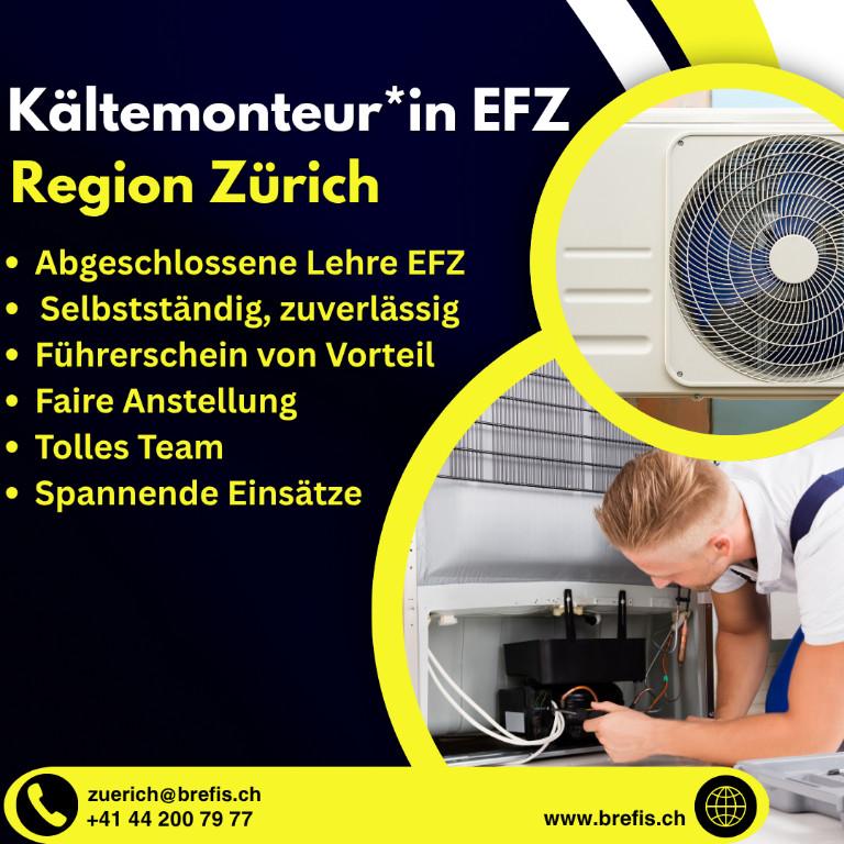 Kältemonteur*in EFZ in Zürich - Bild 1