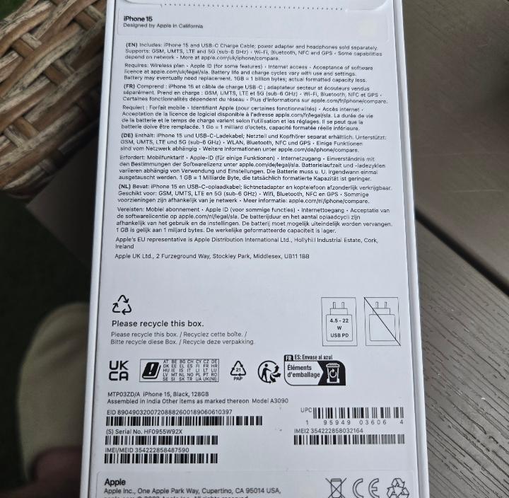 iPhone 15 ungeöffnet in der Schweiz - Bild 2