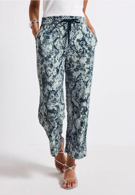 Snake Print Wide Leg Hose in Kriens - Bild 1