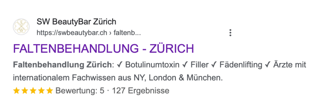 SW BeautyBar Clinic Zürich in Dübendorf - Bild 2