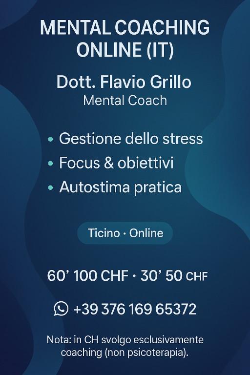 Mental Coach Life Coach in Lugano - Bild 1