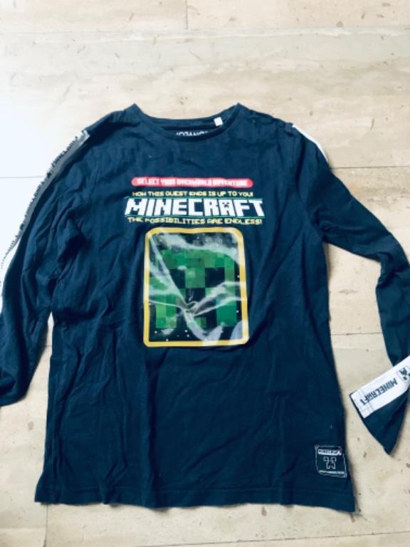 Minecraft Langarmshirt 146/152 in Dulliken - Bild 1