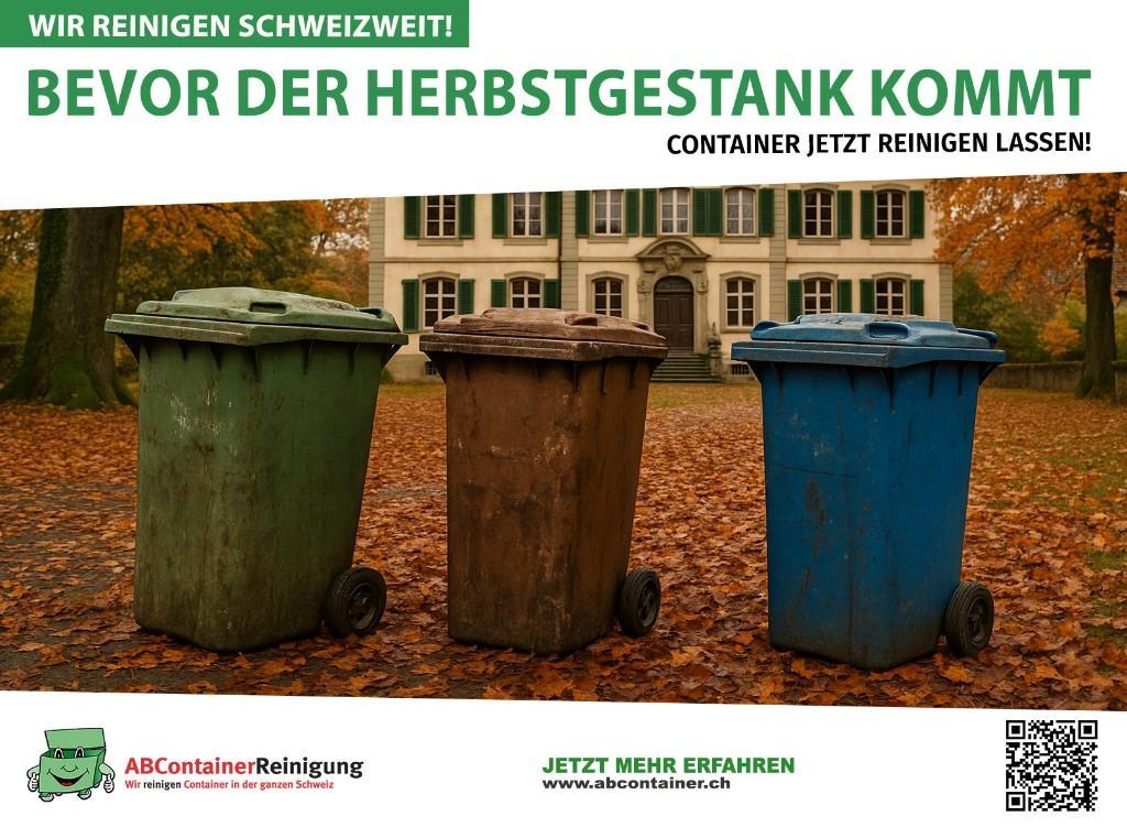 Bevor der Herbstgestank kommt – Container jetzt reinigen lassen! in Stäfa - Bild 1