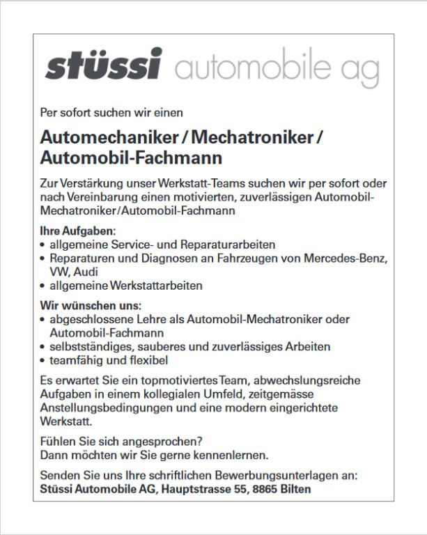 Automobilmechatroniker Automechaniker in Eschenbach - Bild 1