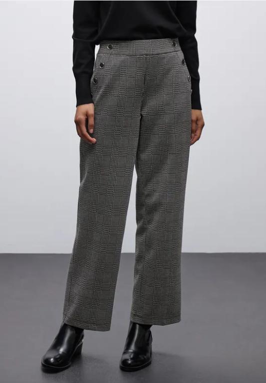 Karierte Straight Leg Hose in Chur - Bild 1