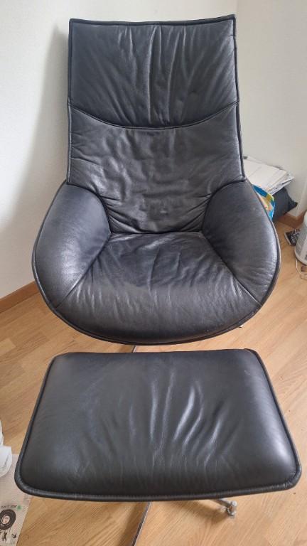 Chefsessel Schwarz Leder in Bülach - Bild 2