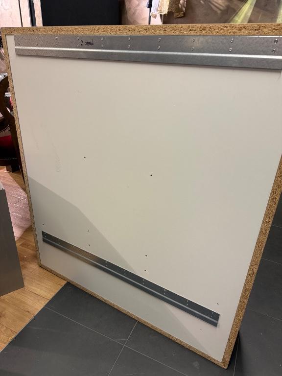 Wandregal mit Spiegel, Top Zustand, Braun (auch o. Spiegel erhäl in der Schweiz - Bild 3