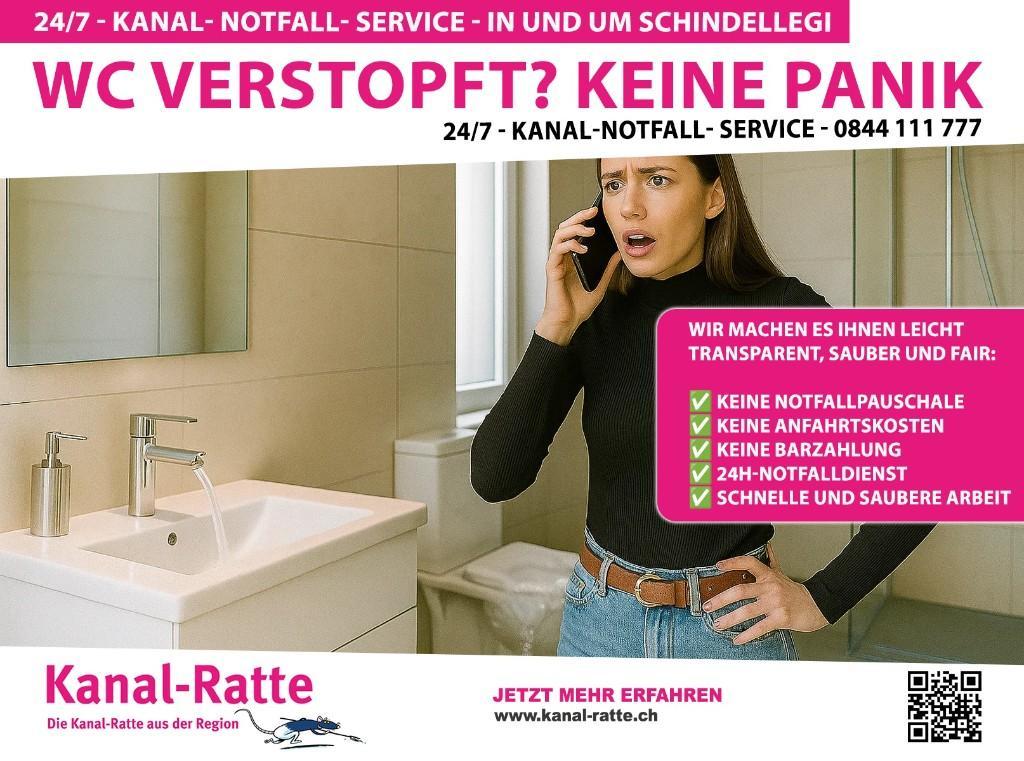 WC verstopft in Schindellegi Wir kommen SOFORT! in Lachen - Bild 1