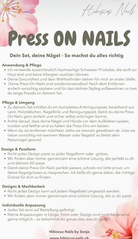 Press on nails Nägel auf Wunsch in Luzern - Bild 3