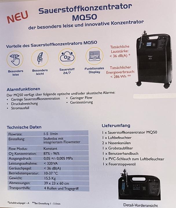 Sauerstoffgerät / Sauerstoffkonzentrator bei COPD in der Schweiz - Bild 2