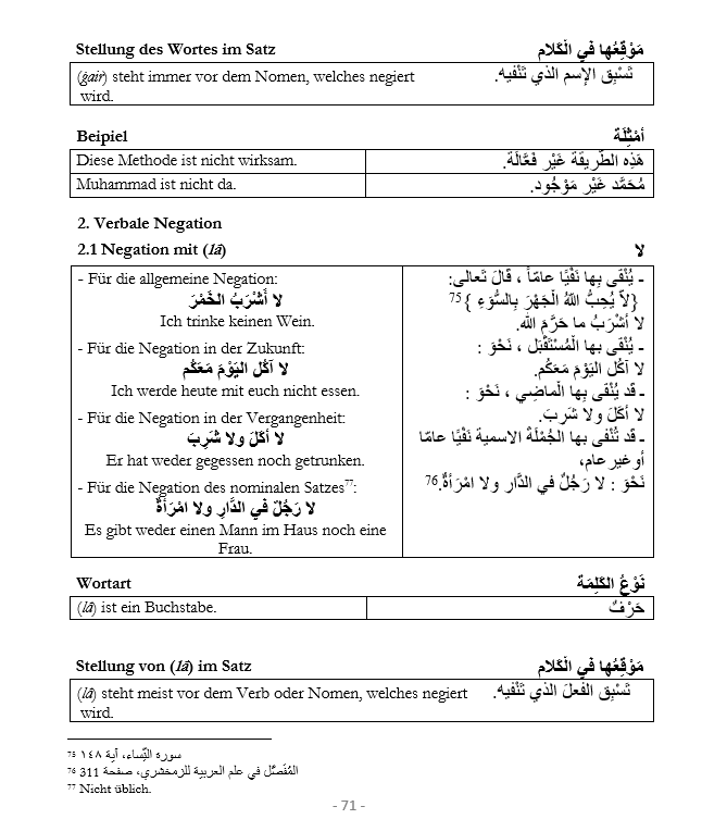 BuchSana wa Hana. Arabische Grammatik 1 A1-B2 - Orient Academy in Urdorf - Bild 2